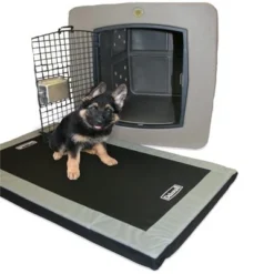 Dakota 283 Washable Portable Foam Cushioned Padded Indoor Dog Kennel Mat, Crate Cage Bed for Dogs and Pets, Black/Gray, X-Large -Pet Gizmos Sales GUEST dfc497fe d12d 4da4 8ed2 4fedbf818a94