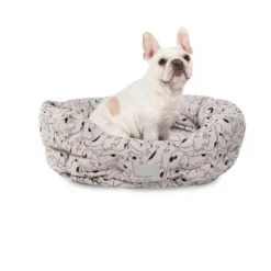 PetShop by Fringe Studio Nosey Spot Round Cuddler Dog Bed