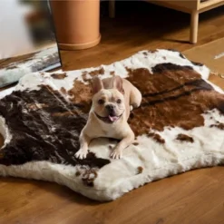 Paw Brands PupRug Animal Print Memory Foam Dog Bed