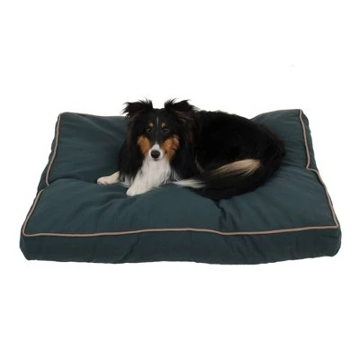 Carolina Pet Company Solid Faux Gusset Jamison Dog Bed - Green 2 Carolina Pet Company Solid Faux Gusset Jamison Dog Bed - Green - Image 2