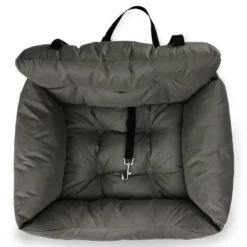 Precious Tails Chew and Water Resistant Travel Dog Bed - S - Gray