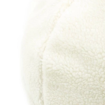 Carolina Pet Company Sherpa Puff Ball Dog Bed - Natural 2 Carolina Pet Company Sherpa Puff Ball Dog Bed - Natural - Image 2