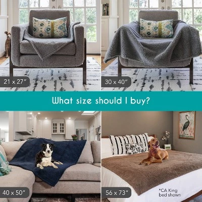 Rocket & Rex rocket & rex Waterproof Pet Throw Blanket - Small - Gray 2 Rocket & Rex rocket & rex Waterproof Pet Throw Blanket - Small - Gray - Image 2