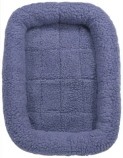 Slumber Pet High Pile Fleece Bumper-Style Crate Pet Bed - Slate Blue -Pet Gizmos Sales GUEST f55edcc3 d4f8 48ca b593 3491e0b7fe0b 3