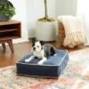 Kensington Garden Buster Reversible Rectangle Pillow Dog Bed Smoke