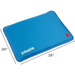 Pawple Dog Cooling Mat Pet Pad for Kennel, Crate or Bed