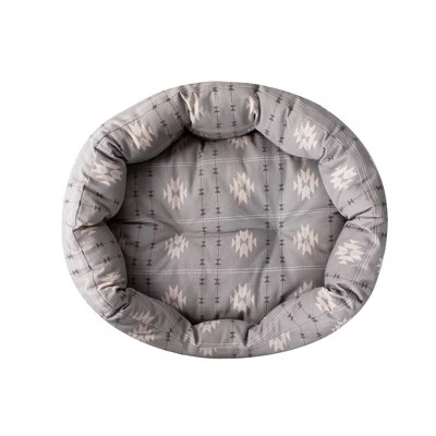 PetShop by Fringe Studio Geometric Round Cuddler Dog Bed - Gray 6 PetShop by Fringe Studio Geometric Round Cuddler Dog Bed - Gray - Image 6
